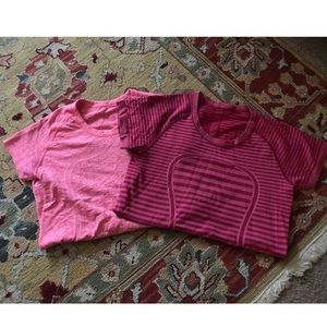 2 lululemon swiftly tech t-shirts